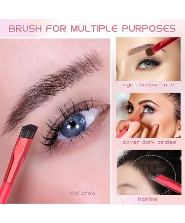 Professional Multi-Function Eyebrow and Hairline Makeup Brush Set - 2 Pack - Buy Online on GoSupps.com