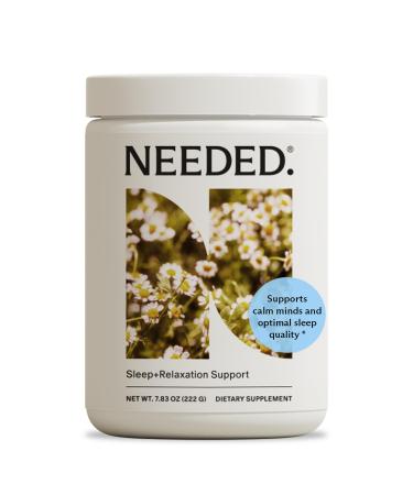 Needed. Sleep and Relaxation Support - Chamomile Powder for Relaxation and Magnesium Powder for Sleep Support, Safe and Effective Nutrients & Botanical Blend for Calm Sleep Supplement - 30-Day Supply