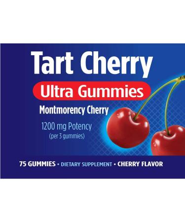 Nature's Way Tart Cherry Ultra Gummies - 75 Count Enzymatic Therapy Supplement - Buy Online on GoSupps.com