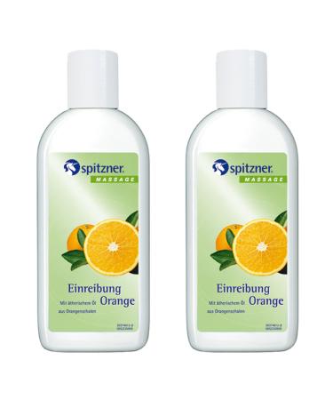 Spitzner Eintrition Orange (2 x 200 ml) - cooling orange inscription liquid - for joint & muscle pain strains bruises and sprains