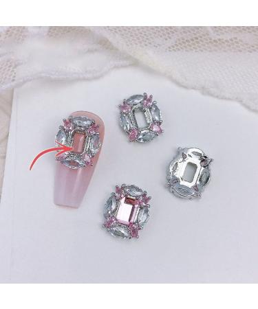 FEIlei Zircon Nail Rhinestones 3D Nail Charm Alloy Nail Jewelry Gem-Nail Art Decoration