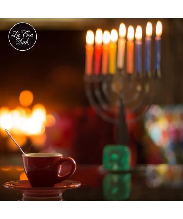 Hanukkah Tea Gift Set - Festive Love & Light Packaging | 2 Fancy Tea Tins | Chanukah Gifts for Men & Women | Holiday Tea Sampler - Buy Online on GoSupps.com