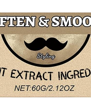 Adoucissant pour Barbe | 60g Conditionneur Adoucissant pour Moustache Cr me Hydratante pour Barbes - Pour Voyage Quotidien Maison Salon Spa Nuit Apr s-Rasage - Buy Online on GoSupps.com