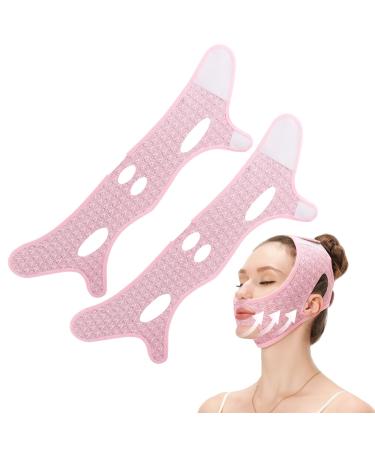 Bamugoo 2 PCS Beauty Face Sleep Mask  Chin Strap for Women  Chin Mask for Face and Chin Line