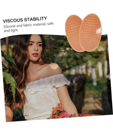 Marmerdo Slipproof Silicone Shoulder Pads - Anti-Slip Cushions for Dresses | Invisible Design 13x8x2.5cm | Comfortable & Durable - Buy Online on GoSupps.com