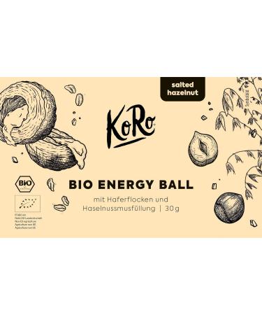 KoRo - Energy Ball la noisette sal e bio 30 g - Buy Online on GoSupps.com