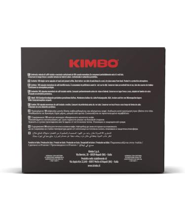  Kimbo Kimbo Naples Coffee Capsules Compatible with Lavazza Espresso Point 100 Capsules - Buy Online on GoSupps.com