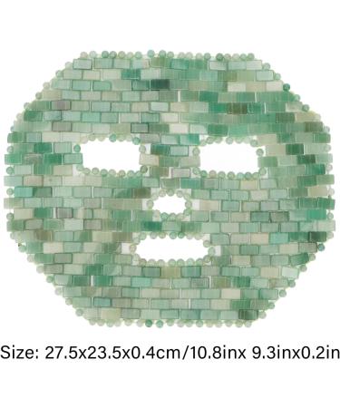 Jadestone Facial Cover & Moisturizing Mask | Green Aventurine Sheet Mask for Dark Circles & Spa Treatment - Buy Online on GoSupps.com