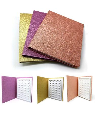 16 Pairs Eyelash Storage Book | Makeup Display Test Box | Glitter Paper False Eyelashes Protector | Ideal Gift for Moms & Girlfriends - Buy Online on GoSupps.com