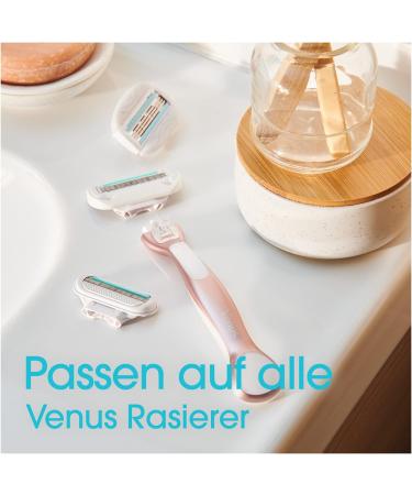 Gillette Venus Deluxe Smooth Sensitive Razor for Women - 5-Layer Blade Rose Gold Perfect Ladies Gift - Buy Online on GoSupps.com