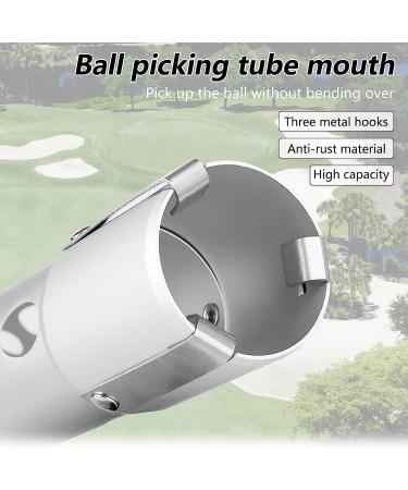 Mayqmay 33.9 Inch Aluminium Golf Ball Retriever - Durable & Detachable Picker for Water and Bushes - Silver - Buy Online on GoSupps.com