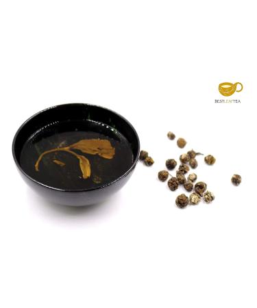 Spring Picked Jasmine Pearl Green Tea - Chinese Loose Leaf Tea 100g/3.5oz by BESTLEAFTEA - Buy Online on GoSupps.com