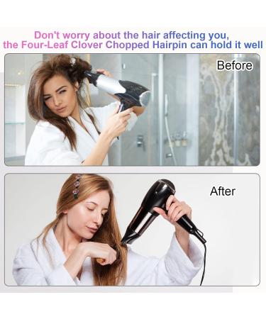 8 Pack Shiny Crystal Stone Braided Hair Clips for Women and Girls - Rhinestone Flower Barrettes with Small Barrettes - Perfect for Thick Hair - Buy Online on GoSupps.com