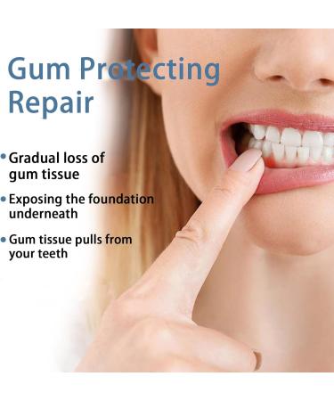 Qylen Gum Repair Gel Qylen Teeth Repair Gel Mullend Gum Repair Gel Teeth Whitening Essence to Reduce Yellowing Oral Care for Sensitive Teeth and Gums (3ps) - Buy Online on GoSupps.com