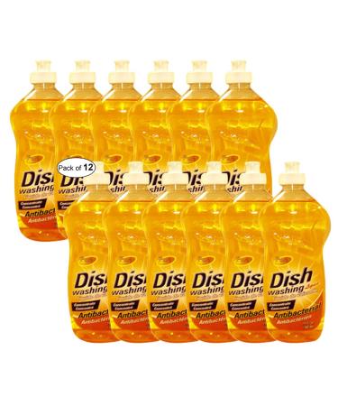 Pure Dishwash Liquid Antibacterial(560ml) (Pack of 12)
