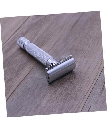 WOONEKY RASIES Stainless Steel Razor for Men - Safe & Stylish Home Use Compact Design (10.50x4.00x3.00cm) - Buy Online on GoSupps.com