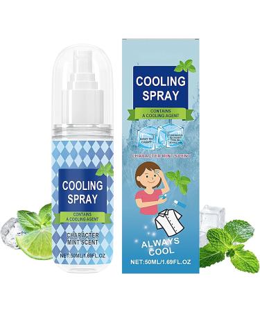  Wezalget Refreshing - Thirst-Quenching Cold Mist 50ml - Natural Face Spray for Sports Travel Golf Hiking Camping Beach and Outdoor Activities in Summer - Buy Online on GoSupps.com