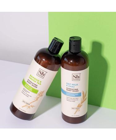 Soapbox Body Wash - Bamboo & Green Tea | Moisturizing Cleanser w Aloe Vera & Shea Butter | Vegan, Cruelty-Free, Paraben & Gluten-Free | 16oz (Pack of 3) - Buy Online on GoSupps.com