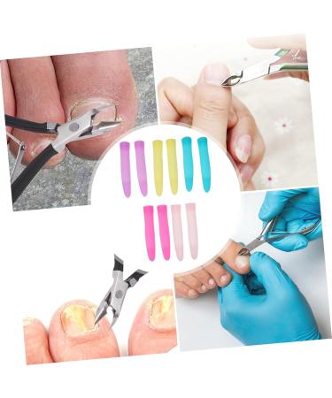 Healeved 15 Pairs Cuticle Nipper Handle Sleeve Pedicure Protection Cap - Buy Online on GoSupps.com