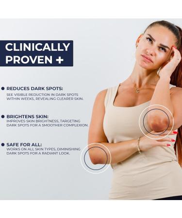 Dark Spot Remover Cream for Intimate Areas | Target Discoloration on Inner Thighs Armpits Elbows & More | Glycerin Citric Acid & Chrysin | Made in Italy - Buy Online on GoSupps.com