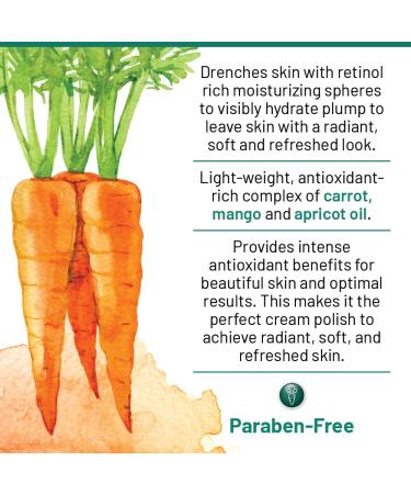 40 Carrots Retinol Rich Face Moisturizer - Hydrating, Nourishing, and Brightening | Made in USA, Paraben & Cruelty Free | 4oz - Buy Online on GoSupps.com