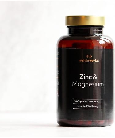 Protein Works - Zinc & Magnesium Supplement Tablets |Added Vitamin B6 | Combats Tiredness & Fatigue | Sports Recovery & Aids Sleep | 90 Tablets - Buy Online on GoSupps.com