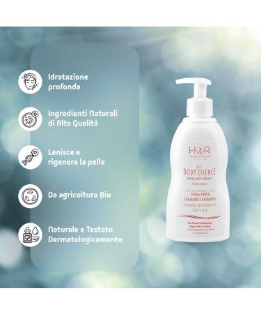  HOR HoR - Organic moisturizing and nourishing body cream - Hydra Body Therapy with Aloe Vera oat and lavender extracts - 300 ml - Buy Online on GoSupps.com