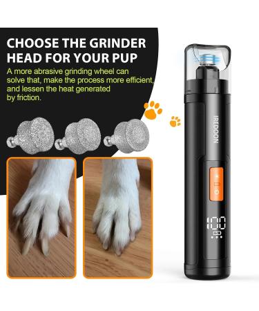 Iredoon Dog Nail Grinder Replacement Head - Integrated Grinding Head for Casfuy & Most Brands - Safe Durable & Efficient (3 Pieces: 100-80-60#) - Buy Online on GoSupps.com