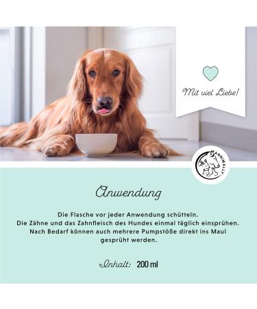 Annimally Dental Spray for Dogs 200ml | Fresh Breath & Tartar Prevention with Peppermint Sage & Propolis - Buy Online on GoSupps.com