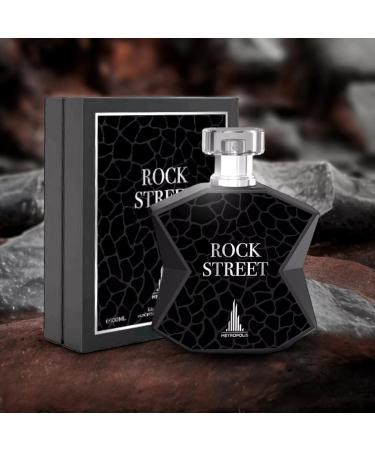 Metropolis Rock Street Eau De Parfum for Men 100Ml 3.4Oz - Original Fragrance From Dubai - With Notes of Bergamot Crisp Apple Coriander - Buy Online on GoSupps.com