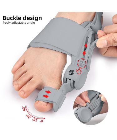 Bunion Corrector with Toe Spacers - Adjustable Big Toe Straightener for Effective Bunion Relief | Best Toe Separators for Women - Buy Online on GoSupps.com