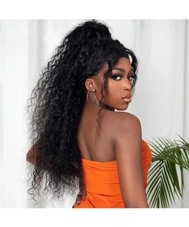 Hair Extensions Ponytail Kinky Curly Ponytail Extension Natural Color Wrap Around Human Hair Pony Tail with Magic Paste Brazilian Remy Hair Curly Ponytail Hairpieces Natural Synthetic Hairpiece for 12inches - Buy Online on GoSupps.com