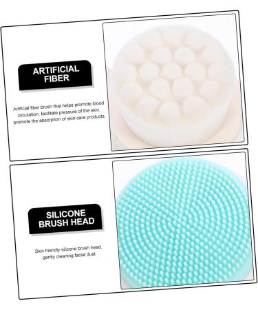 Angoily Manual Face Brush - Deep Clean & Massage Tool for Child & Adult Skin Care | Hard Skin Remover & Pore Cleanser - Buy Online on GoSupps.com