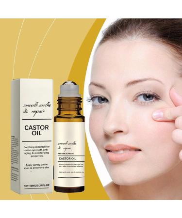BRVLY Liftora Castor Oil with Essential Vitamin E Eye Roller Oil for Eyelash and Eyebrow Growth AntiWrinkle Serum 6 - Buy Online on GoSupps.com
