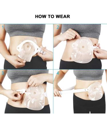 Exceart Stoma Bond Hernia Belts | Adjustable Support Belt for Men & Women | Breathable Soft Stoma Bandage - Buy Online on GoSupps.com