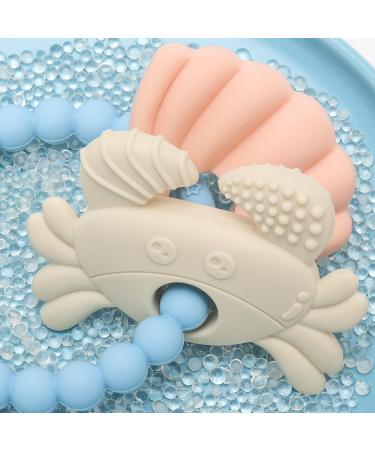 Bite Ring Toys for Babies - BPA-Free Silicone Teething Toys for 3+ Months - Sensory Molar Toys for Toddlers - Buy Online on GoSupps.com