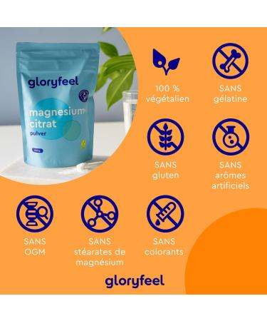 Magnesium Citrate Powder 600g for a 6 Month Cure 266mg of Magnesium Citrate per Day To Increase Energy and Normal Muscle Function* 100% Vegan and No Additives - Buy Online on GoSupps.com