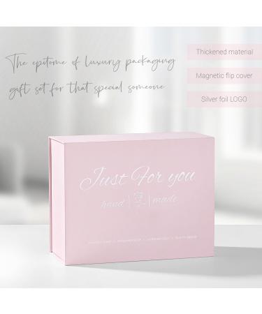 Gifts for Women: Scented Candle Gift Set Handmade Rose Soap & Pink Zebra Jasper Bracelet - Perfect Birthday & Relaxation Gifts - Buy Online on GoSupps.com