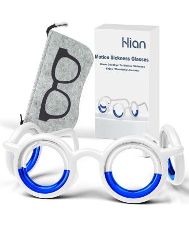 Anti- Motion Sickness Smart Glasses Ultra-Light Portable Nausea Relief Glasses Reduce Airsick Sickness Seasickness Glasses for Sport Travel Gaming No Lens Liquid Glasses for Adults or Kids(Black)