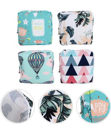 24pcs Portable Tampon Storage Bags - Assorted Colors, Washable, Menstrual Period Organizer for Women, Teen Girls - Zipper Closure, Nursing Function - 13X13X3CM - Buy Online on GoSupps.com