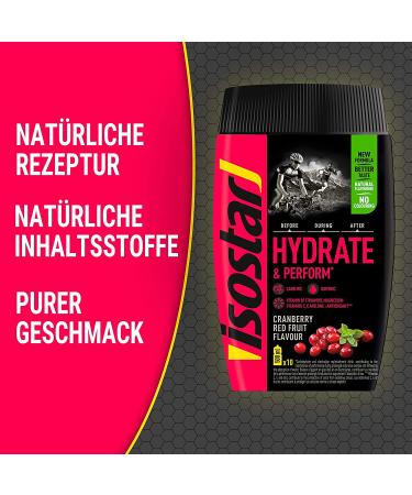 Isostar Hydrate & Perform Orange + Cranberry Drink 1L Bottle - Hydration & Energy for Athletes | Buy Internationally - Buy Online on GoSupps.com