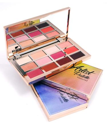 Kokie Artist Eyeshadow Palette Peachy Queen - Vibrant Shades for Perfect Eye Makeup - Buy Online on GoSupps.com