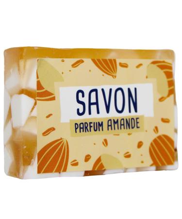French Tendance Vegetable glycerin soap slices 100g - Almond scent