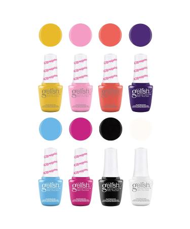 Gelish Mini Clueless 90s Movie Themed Collection - 9 mL Bottles - 8 Color Pack for At-Home Manicure - Soak Off Gel Nail Polish Set - Buy Online on GoSupps.com