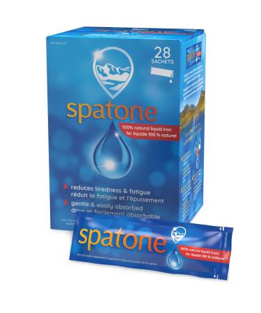 SPATONE Liquid Supplement 1 Month Supply Iron 28 CT