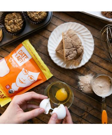 Organic Date Sugar 1 lb - Vegan, Paleo, Gluten-free & Kosher - 100% Ground Dates - Sugar Substitute for Baking - Contains Fiber - 1 Bag (16 Ounce) - Buy Online on GoSupps.com