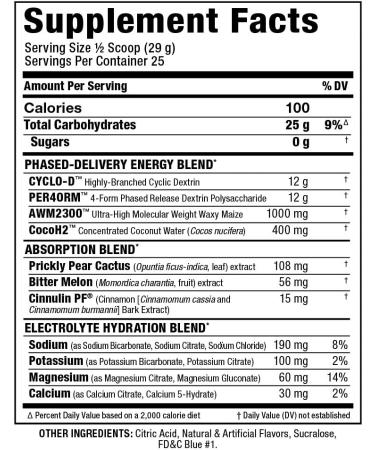 ALLMAX Nutrition CARBion+ with Electrolytes - Blue Bomb Pop Flavor 25.6 oz | Optimal Hydration & Energy - Buy Online on GoSupps.com
