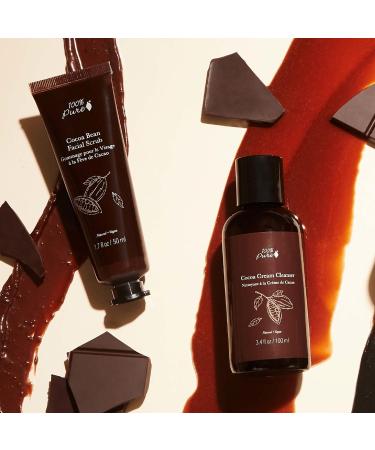 100% PURE Cocoa Cream Face Cleanser Moisturizing Wash for Women & Men Natural Hydrating Soap with Antioxidants & Caffeine - Cleanse Pores & Detoxify Vegan Makeup Remover - 3.4oz - Buy Online on GoSupps.com