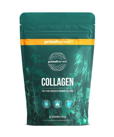 Primal Collagen by Primal Harvest - Powder Supplement with Types I & III Peptides to Help Improve Hair Nails & Joints for Men & Women 1 Count (30 Servings) UK Pure Collagen 30 Servings (Pack of 1)