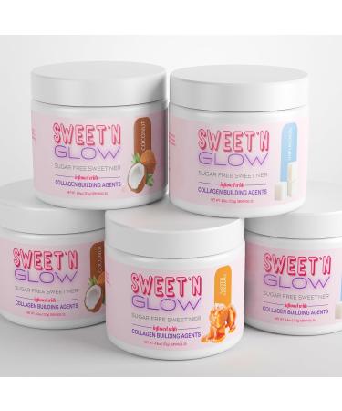 Project Ad Sweet' N Glow Zero Calorie Sugar Free Sweet'Ner with Collagen Building Agents (30 Servings Salted Carmel) Salted Caramel - Buy Online on GoSupps.com